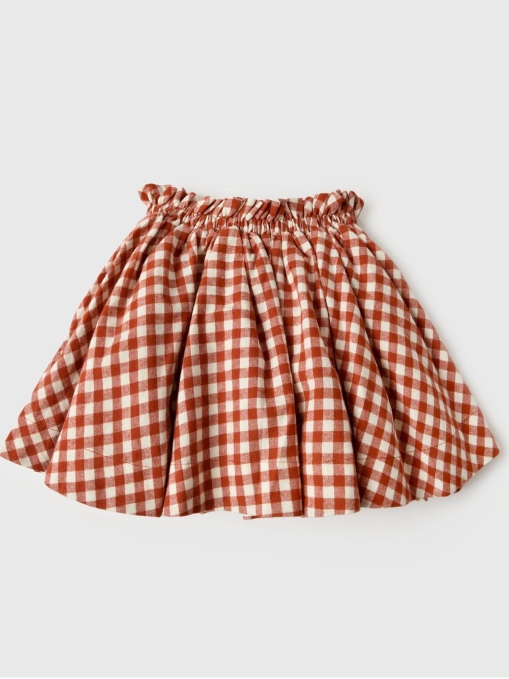 Pink Chicken Girls' Theodore Skirt Gingham Size 8 Years